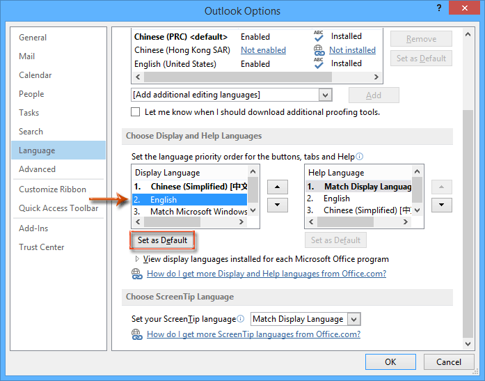 How to Change Language on Outlook? - keysdirect.us