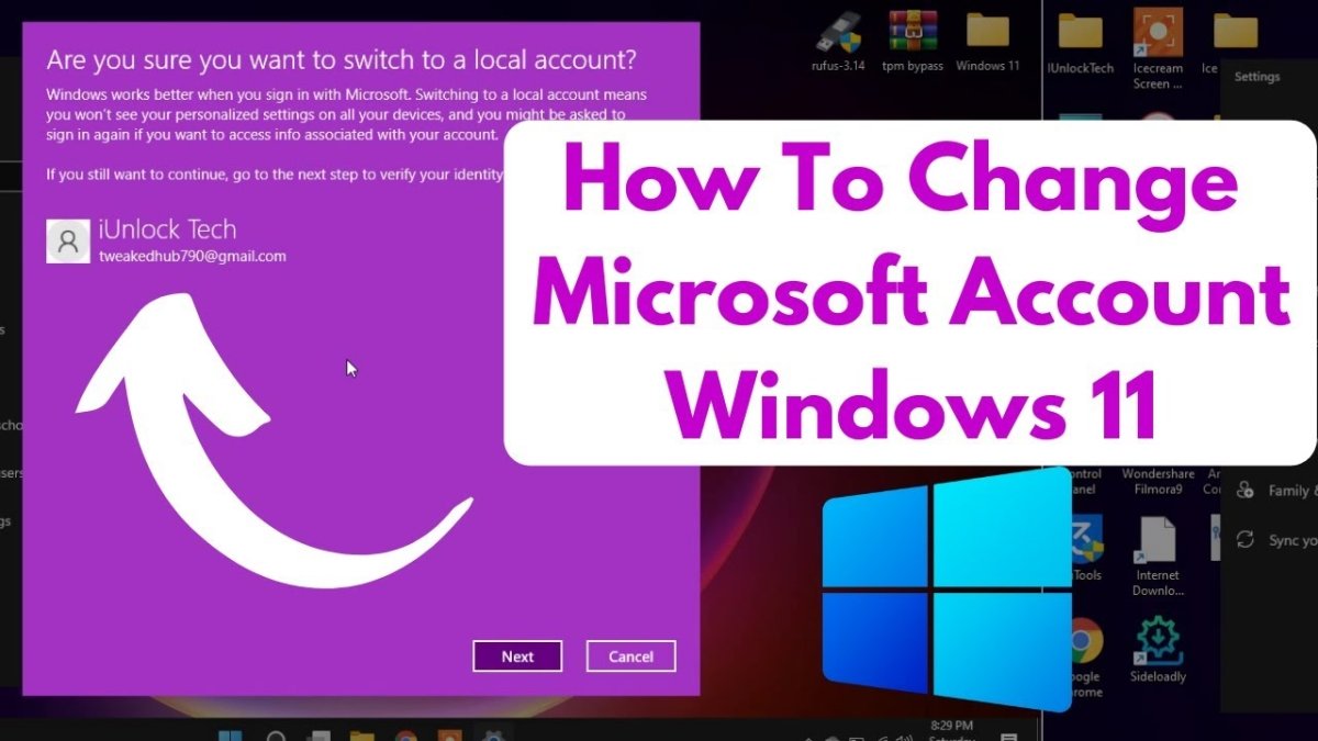 How to Change Microsoft Account on Windows 11? - keysdirect.us