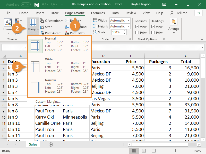 How to Change Page Margins in Excel? - keysdirect.us