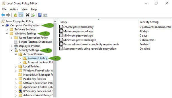 How to Change Password Policy in Windows Server 2016? - keysdirect.us