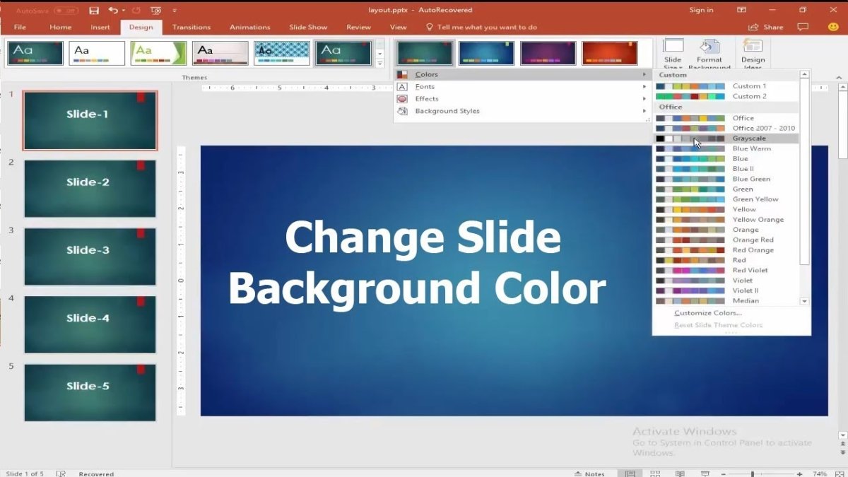How to Change Powerpoint Background Color? - keysdirect.us