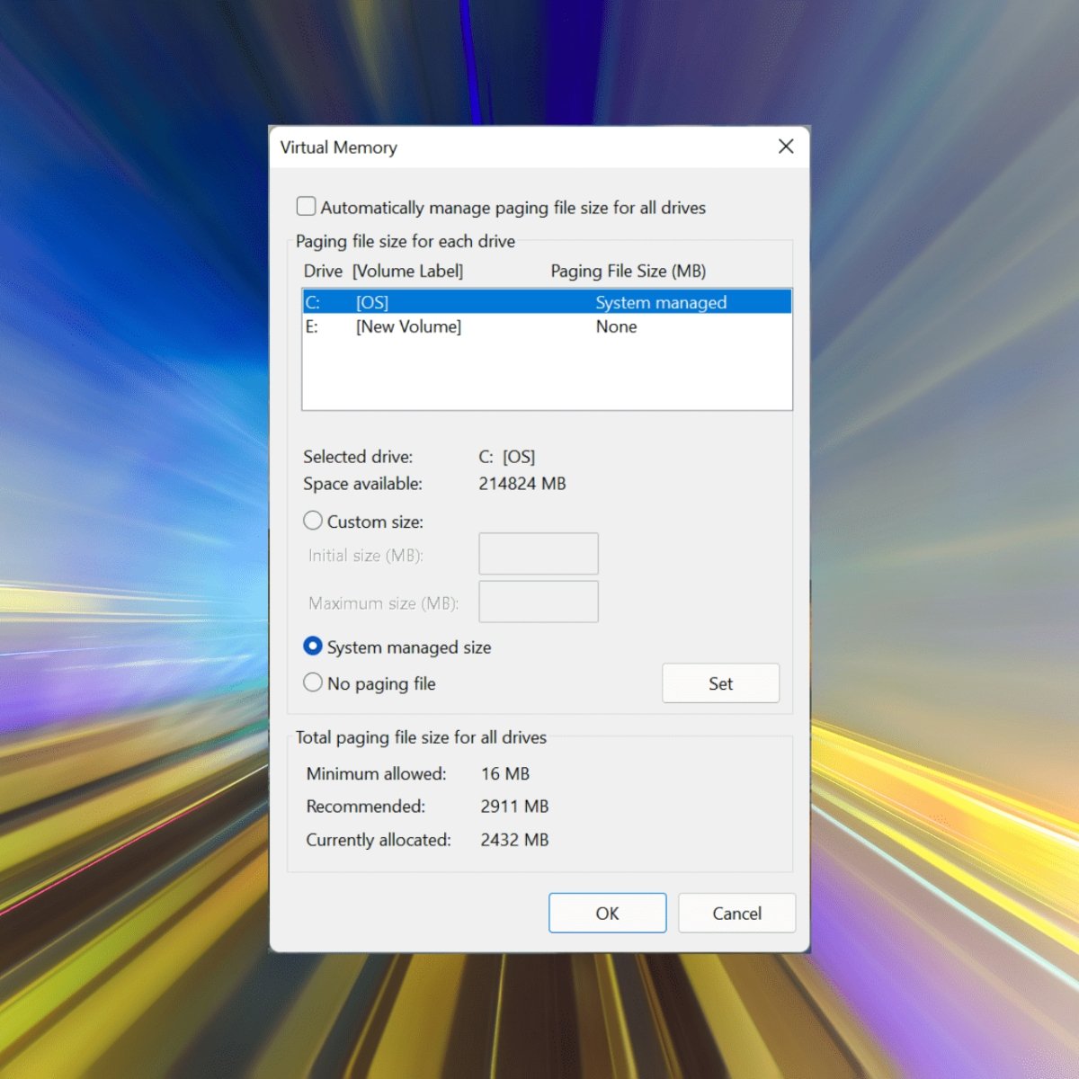 How to Change Virtual Memory Windows 11 - keysdirect.us