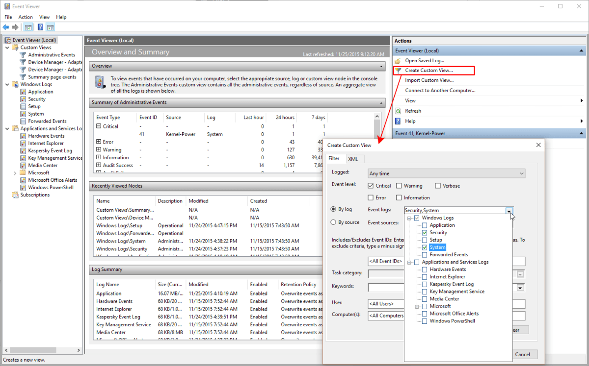 How to Check Error Logs Windows 10 - keysdirect.us