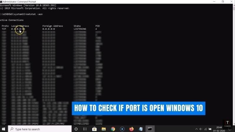 How to Check if Port is Open Windows 10? - keysdirect.us