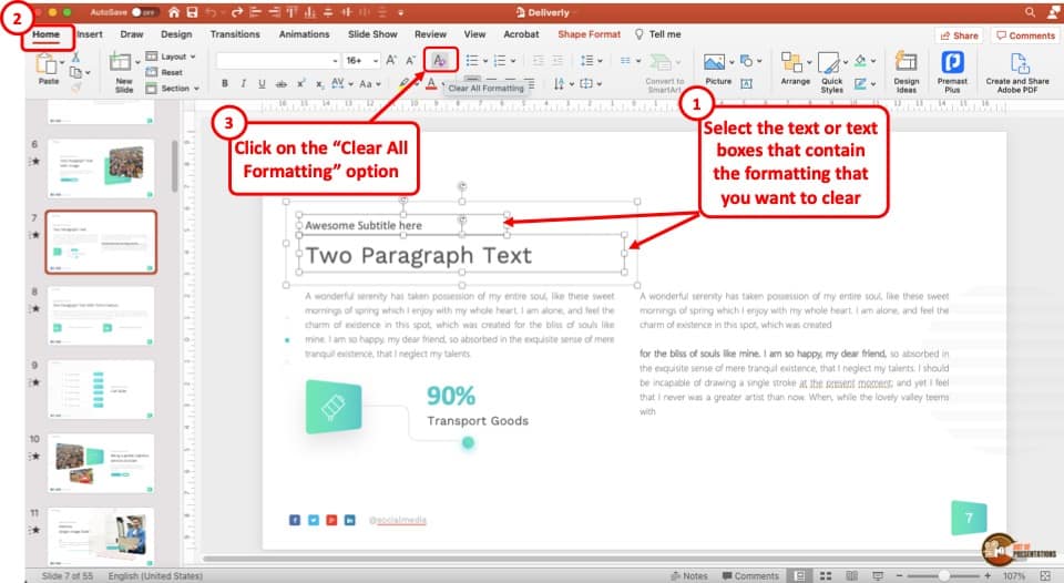 How to Clear Formatting in Powerpoint? - keysdirect.us