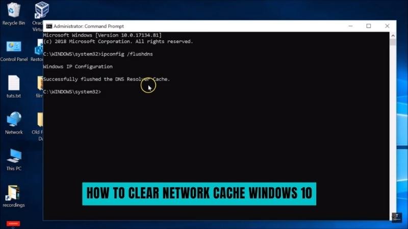 How to Clear Network Cache Windows 10? - keysdirect.us