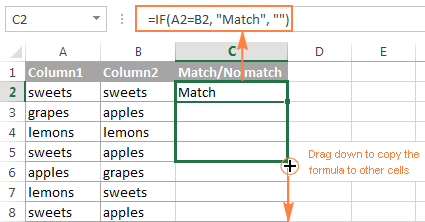 How to Compare Cells in Excel? - keysdirect.us