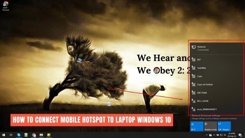 How To Connect Mobile Hotspot To Laptop Windows 10? - keysdirect.us
