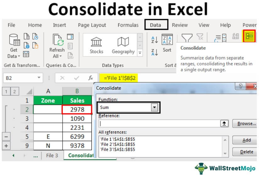 How to Consolidate in Excel? - keysdirect.us