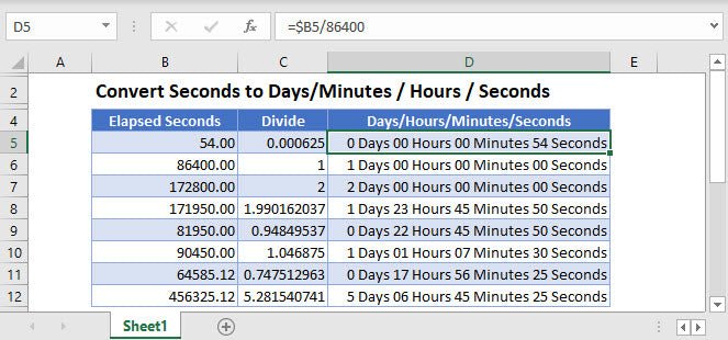 How to Convert Seconds to Minutes in Excel? - keysdirect.us