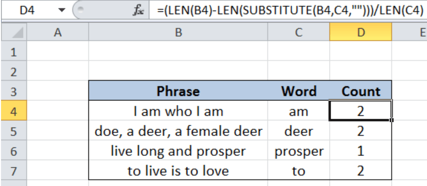 How to Count Specific Words in Excel Column? - keysdirect.us