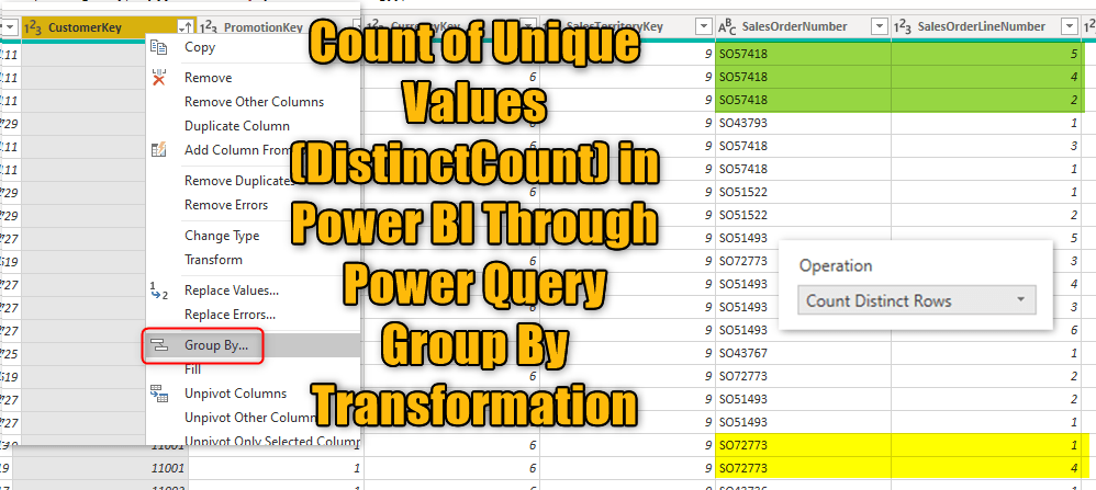 How to Count Unique Values in Power Bi? - keysdirect.us