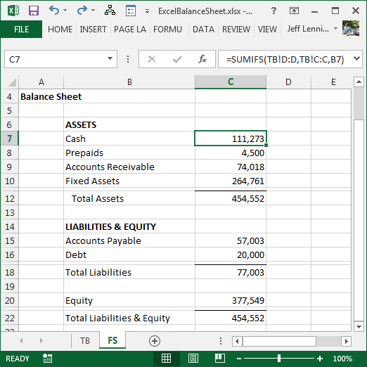 How to Create a Balance Sheet in Excel? - keysdirect.us