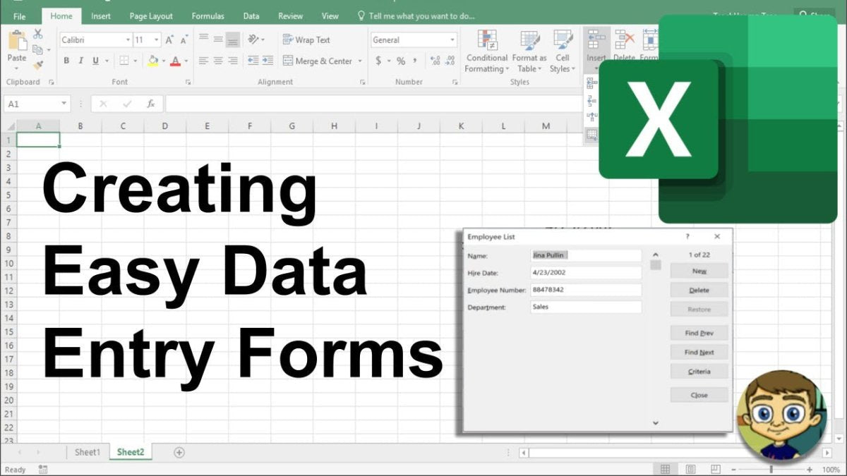 How to Create a Excel Form? - keysdirect.us