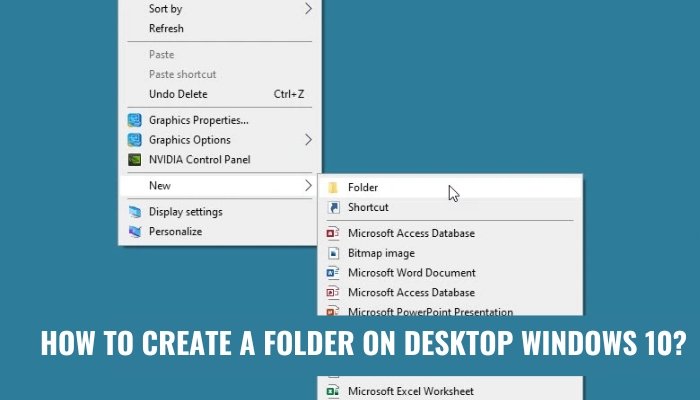How To Create A Folder On Desktop Windows 10? - keysdirect.us