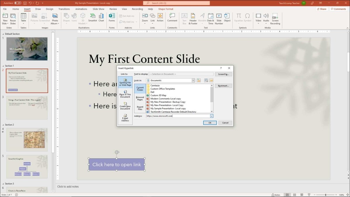 How to Create a Hyperlink in Powerpoint? - keysdirect.us