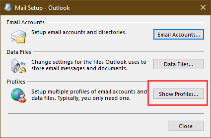 How to Create a New Outlook Profile? - keysdirect.us