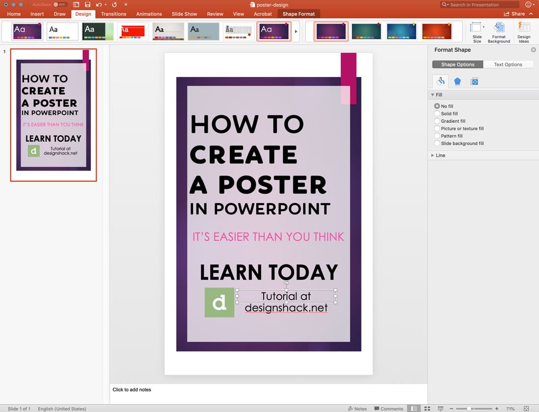 How to Create a Poster in Powerpoint? - keysdirect.us