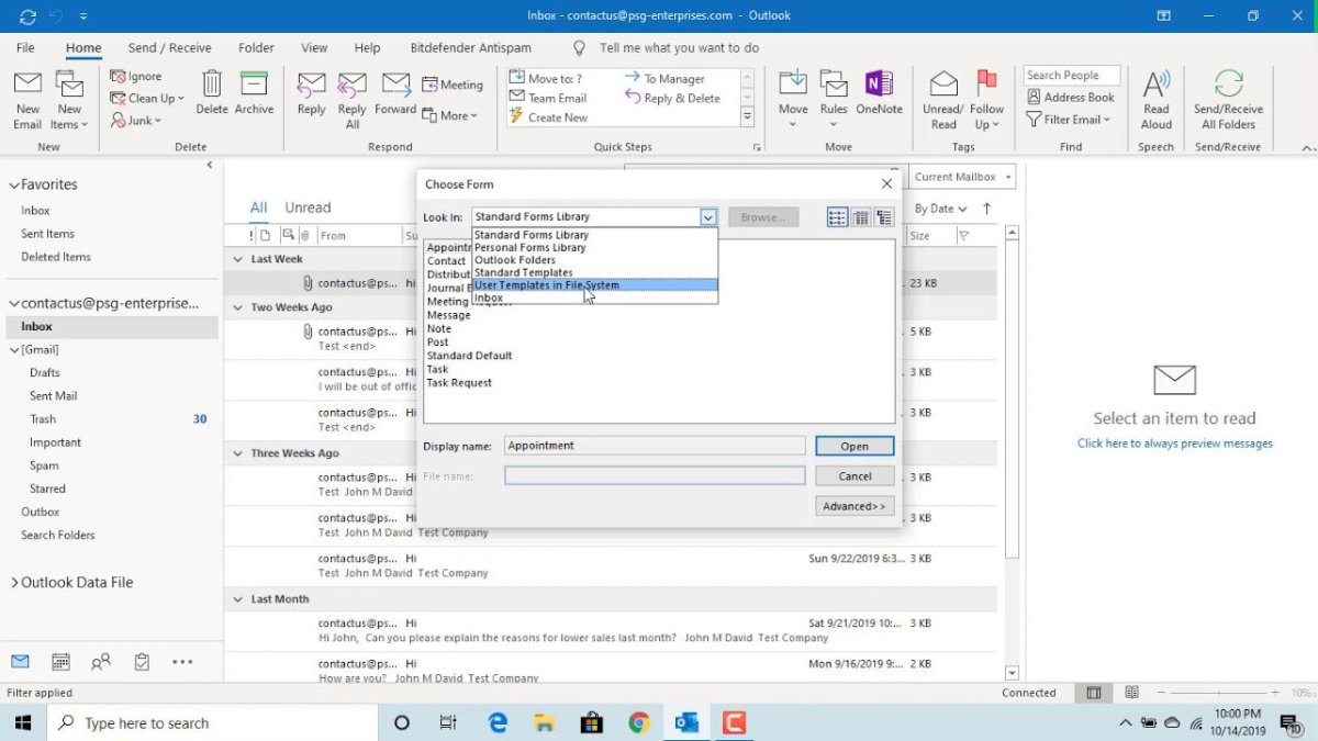 How to Create a Shared Email Template in Outlook 365? - keysdirect.us