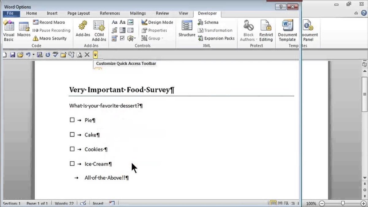 How to Create a Survey in Microsoft Word? - keysdirect.us