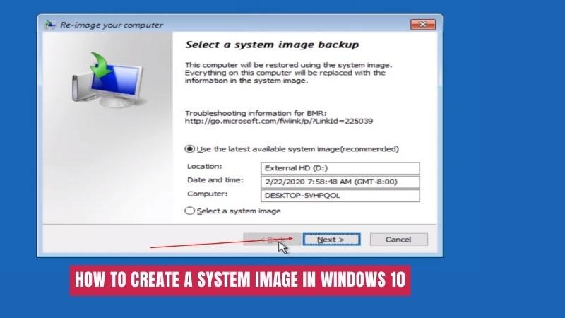 How To Create A System Image In Windows 10? - keysdirect.us