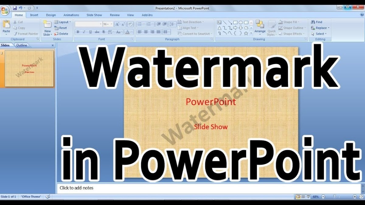 How to Create a Watermark in Powerpoint? - keysdirect.us