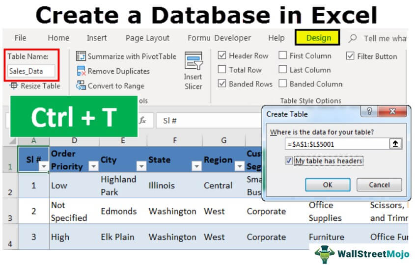How to Create Database in Excel? - keysdirect.us