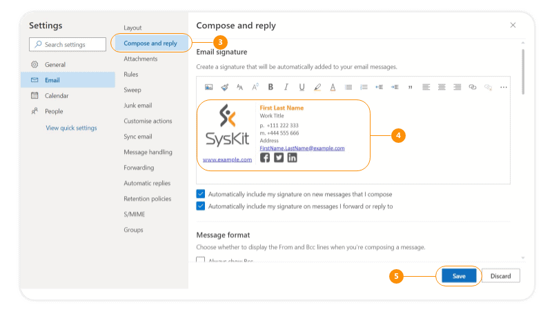 How to Create Signature in Outlook 365? - keysdirect.us