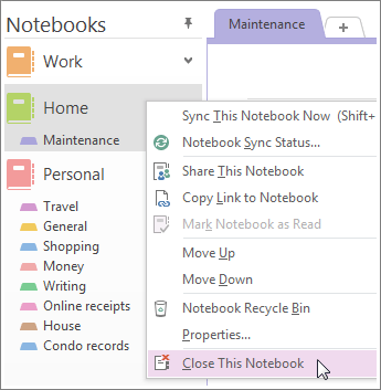 How to Delete a Notebook in Onenote 2016? - keysdirect.us