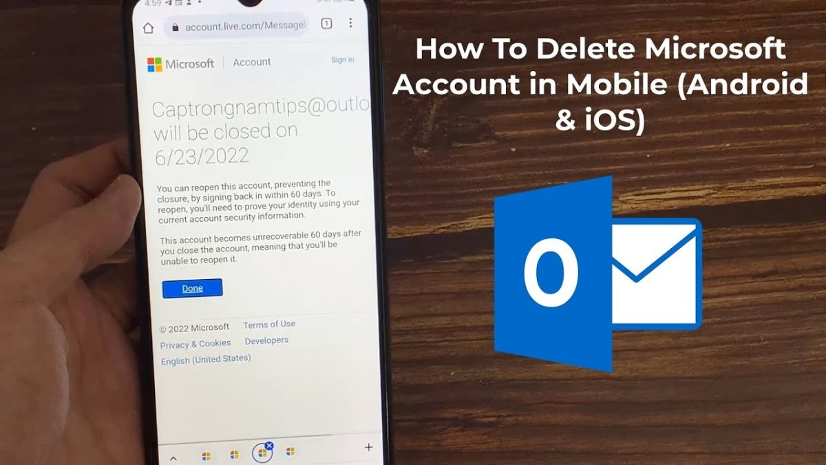 How to Delete Microsoft Account in Mobile? - keysdirect.us