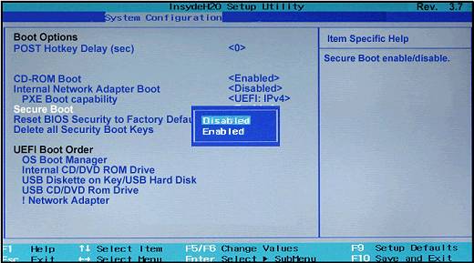 How to Disable Secure Boot in Windows 10? - keysdirect.us