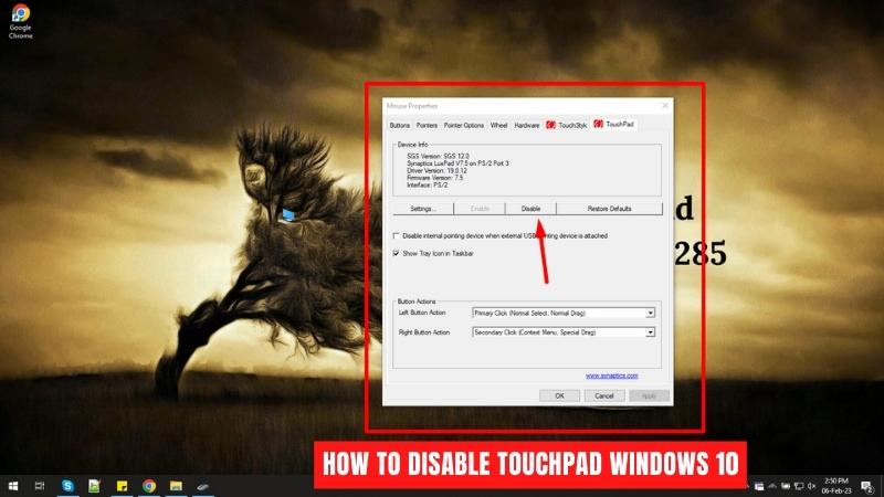 How To Disable Touchpad Windows 10? - keysdirect.us