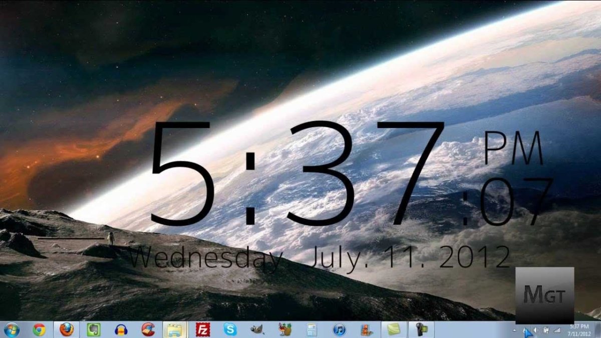 How to Display Date and Time on Desktop Windows 10 - keysdirect.us