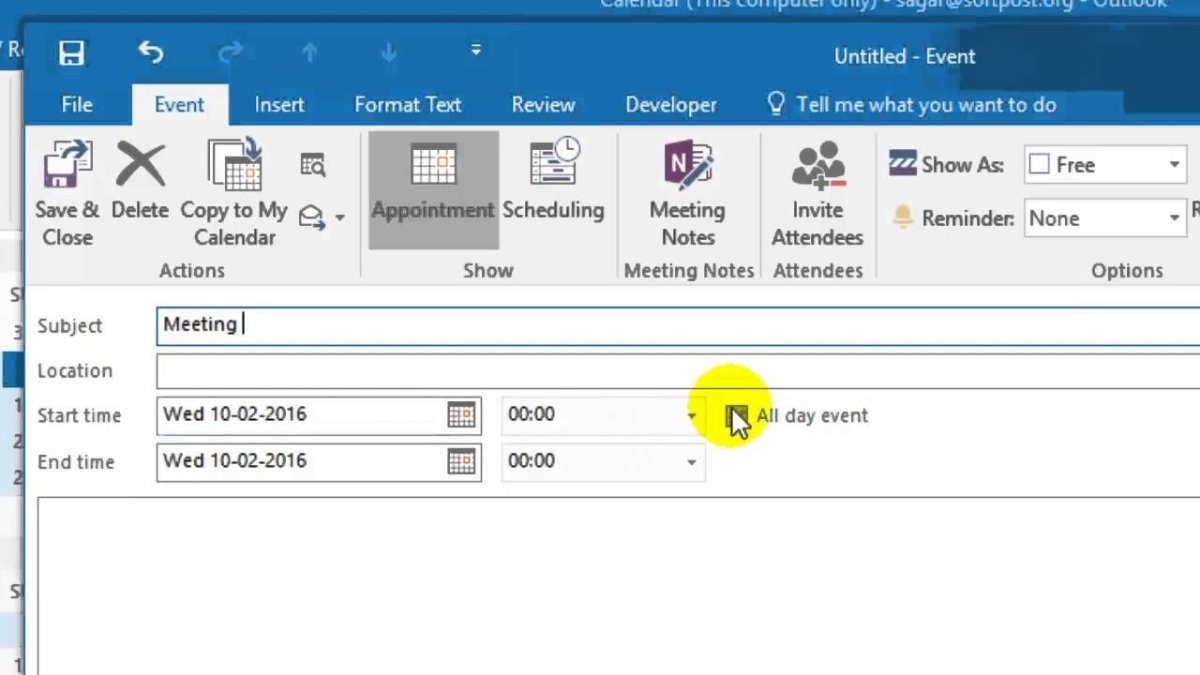 How to Do Calendar Invite on Outlook? - keysdirect.us