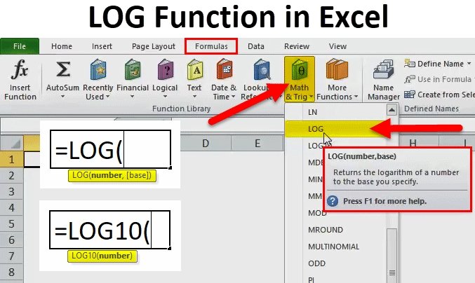 How to Do Logarithms in Excel? - keysdirect.us