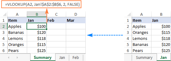 How to Do Vlookup in Excel With Two Tabs? - keysdirect.us