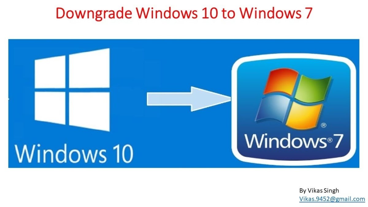 How To Downgrade Windows 10 To Windows 7 - keysdirect.us