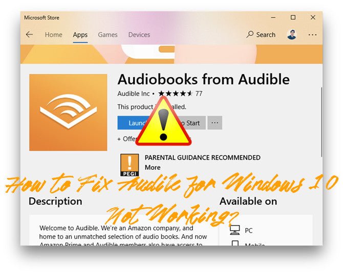 How to Download Audible App for Windows 10? - keysdirect.us