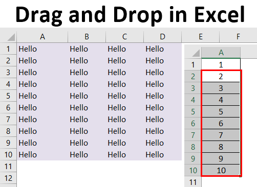 How to Drag Cells in Excel? - keysdirect.us