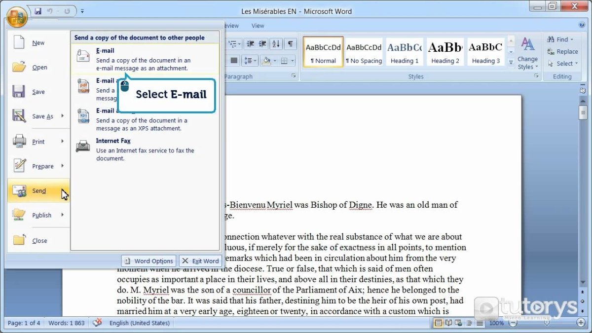 How to Email a Microsoft Word Document? - keysdirect.us