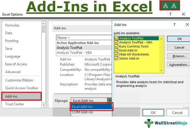 How to Enable Add Ins in Excel? - keysdirect.us