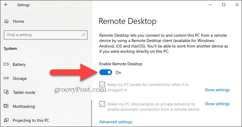 How to Enable Remote Desktop in Windows 10 - keysdirect.us