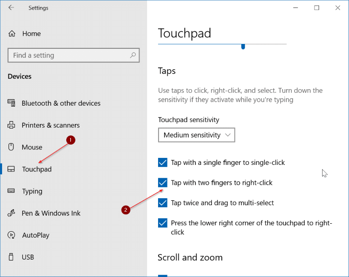 How to Enable Right Click on Windows 10?