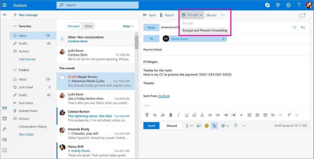 How to Encrypt Email in Outlook Web App? - keysdirect.us