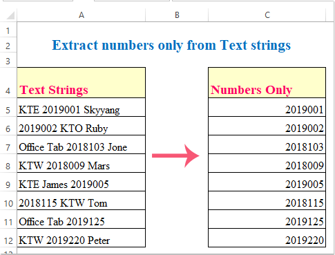 How to Extract Specific Numbers From a Cell in Excel? - keysdirect.us
