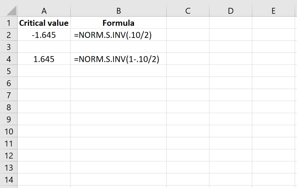 Rough Draft for Norm Calculator in Excel 