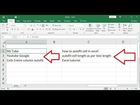 How to Fit Cell to Text in Excel? - keysdirect.us