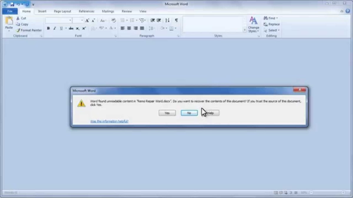 How to Fix a Corrupted Microsoft Word File? - keysdirect.us