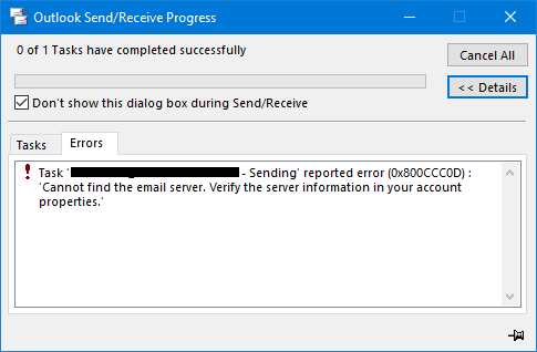 How to Fix Send Receive Error in Outlook? - keysdirect.us