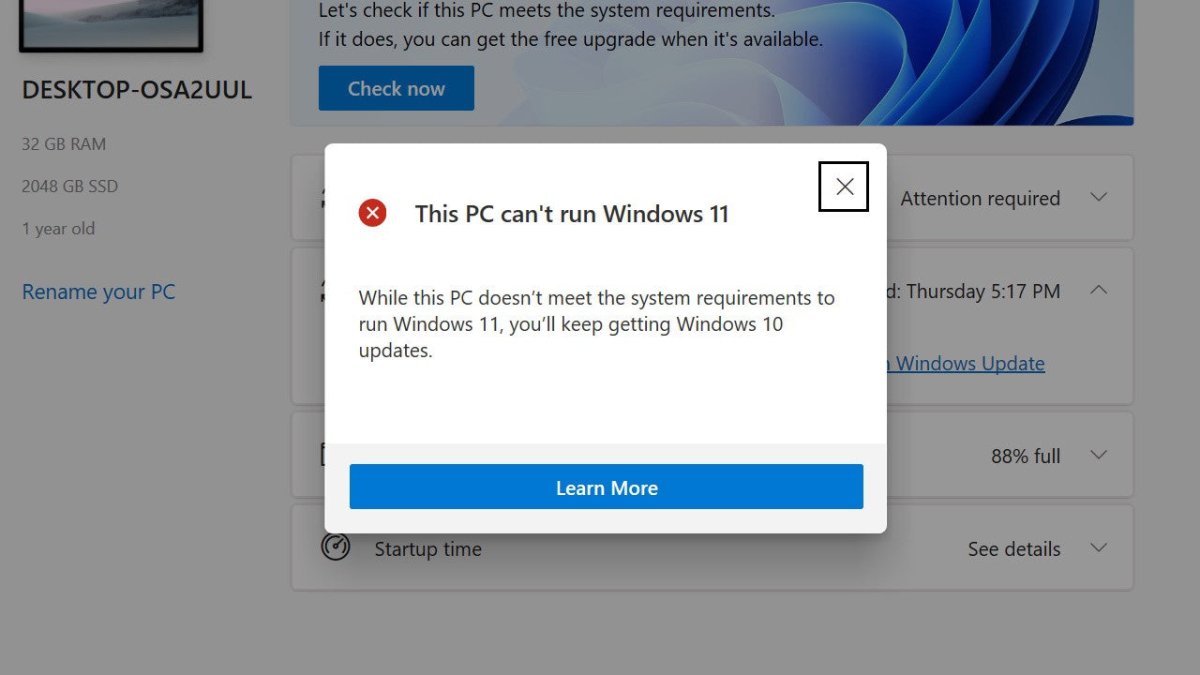 How to Fix Windows 11 Not Compatible? - keysdirect.us